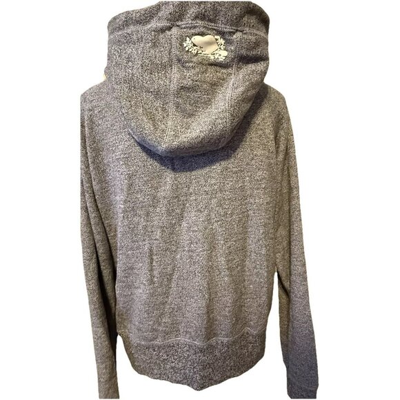 Roots Canada Hoodie Youth XL Full Zip Jacket Y2K Streetwear Punk Thick Preppy - Picture 4 of 10